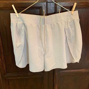 *3/$10*  Avia light grey running shorts - 4” inseam XXL